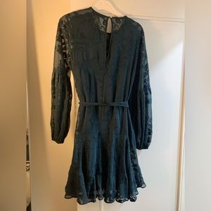 Rodeo Show (AU brand) green patterned cocktail dress